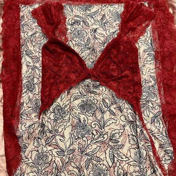 Free People Intimately Suddenly Fine Maxi Slip Dress - Medium - Red - NWOT - Picture 5 of 13